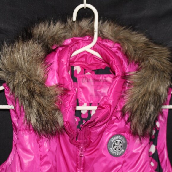 Aeropostale Eighty-Seven Pink Ski Vest - Picture 3 of 10